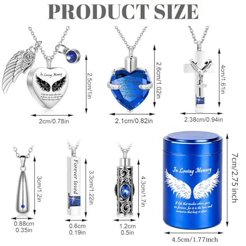 12Pcs Small Urn Cremation Jewelry Necklaces for Ashes Stainless Steel Keepsake Urns Memorial Locket Mini Ash Holders Waterproof for Human Adult Female Male Family Loved One ﻿ (12Pcs-Purple) 12pcs-purple