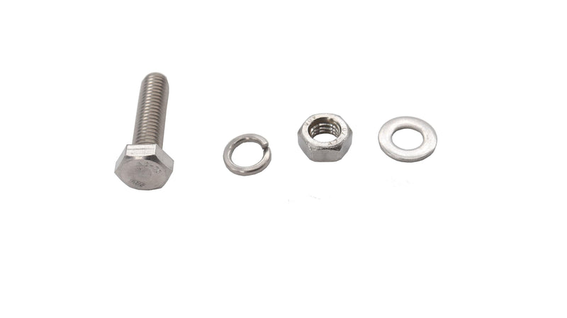 [Australia - AusPower] - binifiMux 10-Pack M8 x 30mm Hexagon Bolts Hex Screws,M8 Hex Nuts M8 Flat Washers/Spring Lock Washers Set, 304/18-11, Plain Finish M8 x 30mm 40pcs 