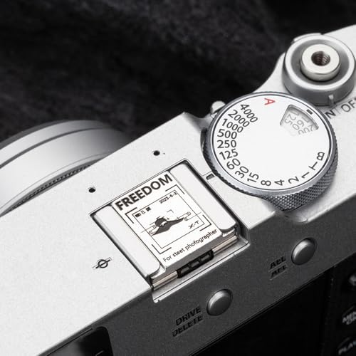 Viewfinder Sunrise Pattern Camera hot Shoe Cover for Fujifilm X100VI X100V XT5 XT4 XT30 XT50 for Nikon ZF DF Z5 Z6 (04-Aluminum Alloy) 04-Aluminum Alloy