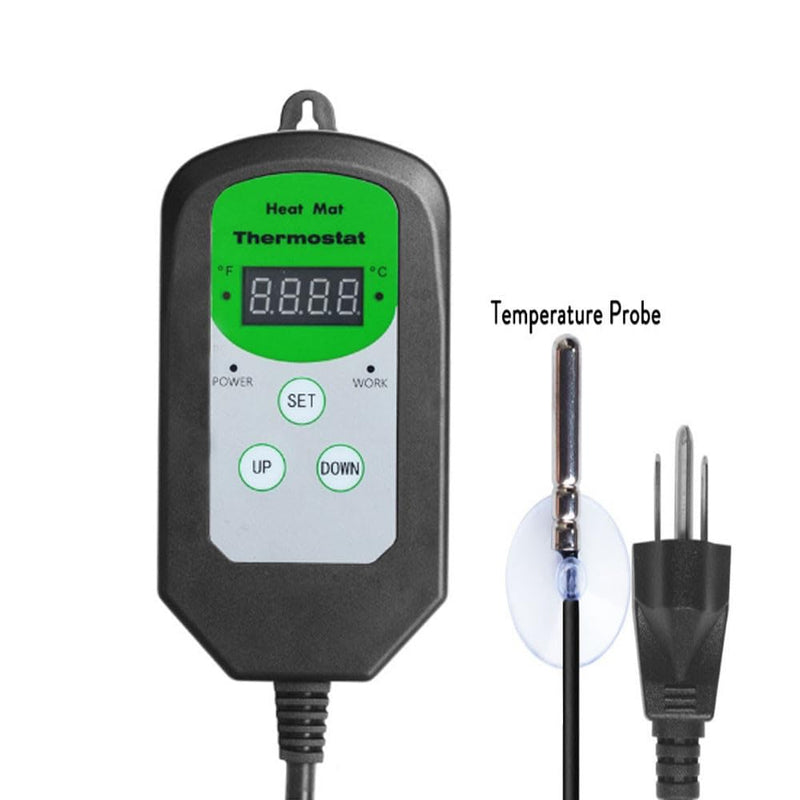 [Australia - AusPower] - Digital Temperature Controller for 275 Gallon IBC Tote Heater,55 Gallon Drum Heater use,120V,15A,1800W. Temperature Range is 32-176℉ 