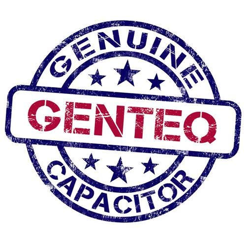 GE - 80 + 5 uF MFD x 370 VAC Genteq Replacement Dual Capacitor Round # C3805R / 27L651