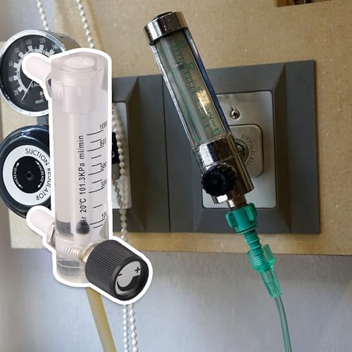 100 – 1000 ml/min Air Oxygen Gas Flow Meter Flowmeter with Control Valve for measurement Gas Flow