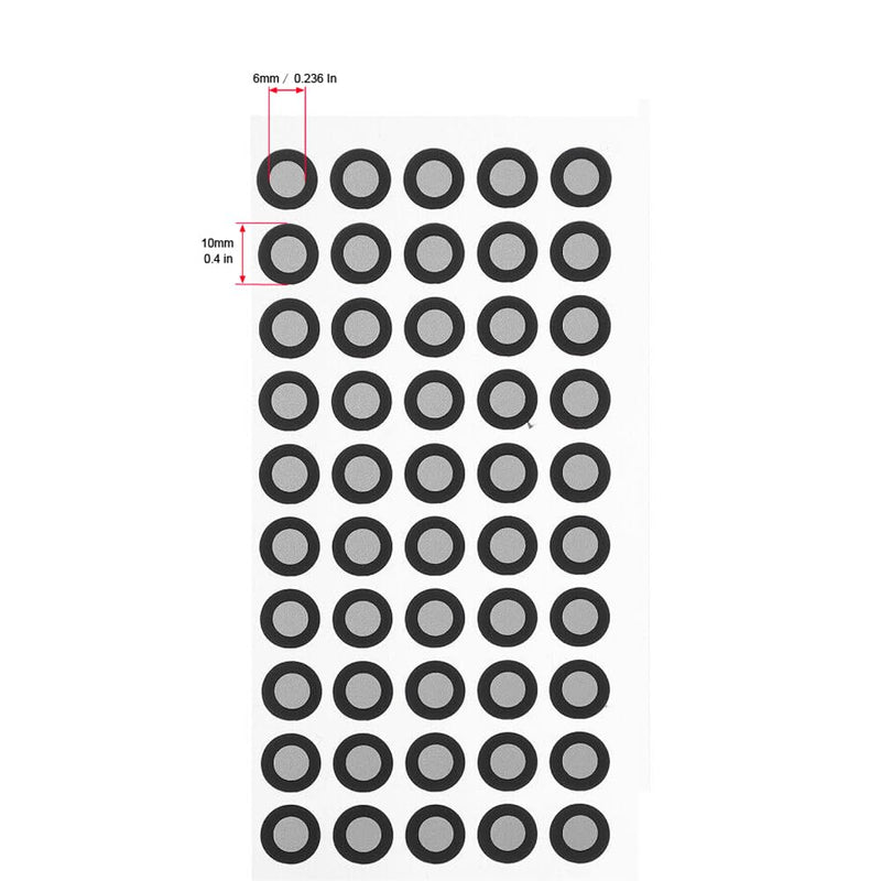 [Australia - AusPower] - 6.0mm 3D Scanner Positioning Targets, High Reflective 3D Scanning Markers, Target 3D Scan Tracking Dots Compatible with Creatly Revopoint Artec Shining 3D Einstar Handheld 3D Scanner (1100) 1100 