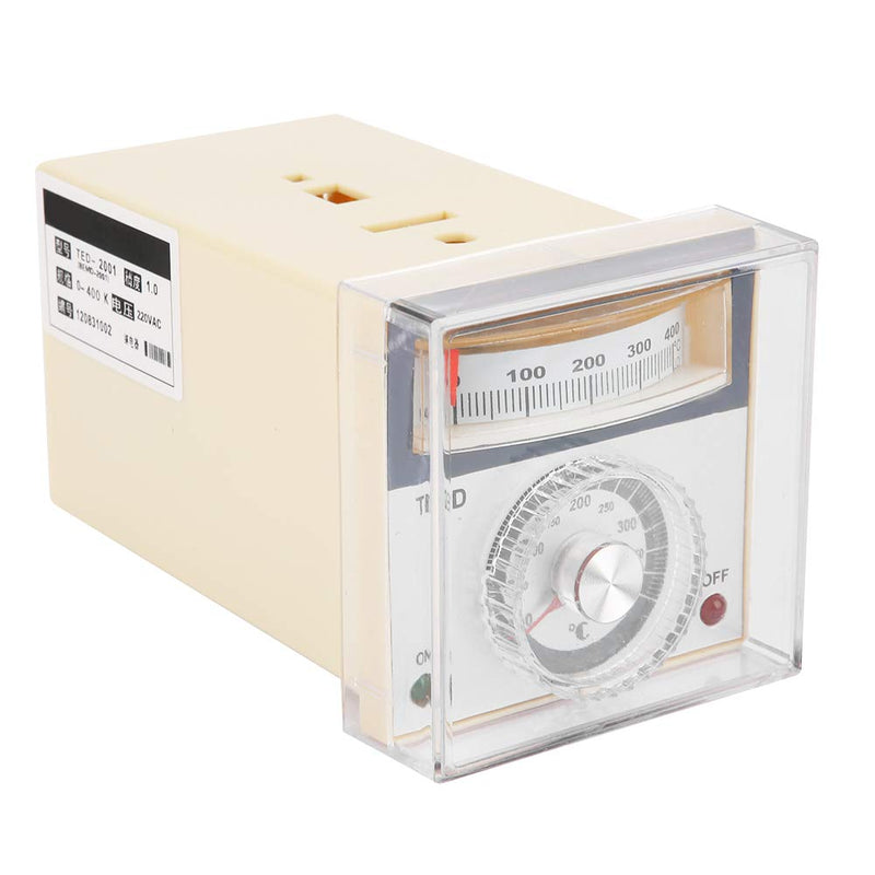 [Australia - AusPower] - 0-400℃ 220V AC K Type Temperature Controller TED-2001 Pointer Thermostat 