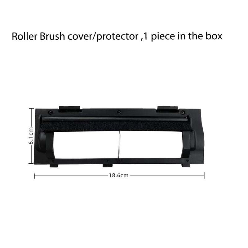 24pcs Big-Kit Replacement Part Accessories Compatible for Shark IQ R101AE RV1001AE AV912S AV1002AE RV100AE UR1000SR Side/Sweep Brush Filter Main/Roller/Cover/Self-Clean Base Filter 24pack