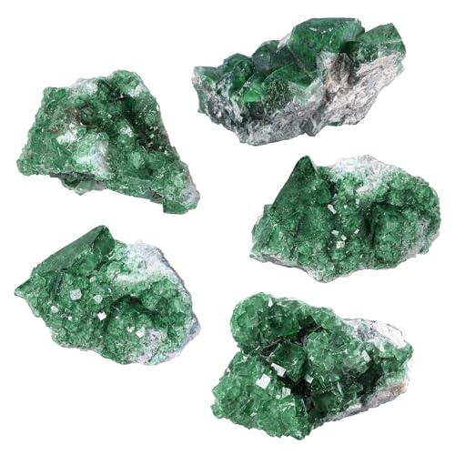 Natural Raw Fluorite Crystal Stone Geodes Green Crystal Geode #F 1.77"-4.72" (0.44-0.66 lb)