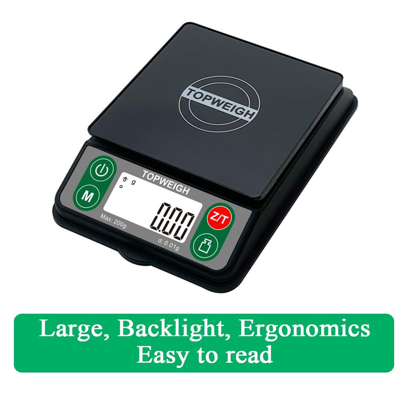 [Australia - AusPower] - Arrow Scale with Arrow Holder, Arrow Grain Scale, Easy to Read, 3086 Grains x 0.1gn, 200 Grams by 0.01g, Large Backlight Display, 6 Weighing Units, Included Calibration Weight, Batteries 