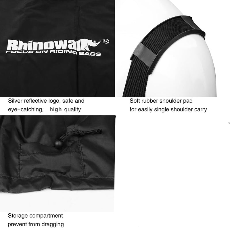 [Australia - AusPower] - Lightweight Bike Storage Bag Bike Transport Bag for 27.5inch MTB 700C Road Bike Bike Cover Black 