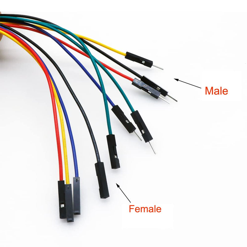 [Australia - AusPower] - 10PCS Test Hook Clips IC Clip Test Leads Logic Analyzer 30cm Jumper Wires Breadboard Testing Male and Female Copper Wire Flexible for Electronic Work Electrical Testing 