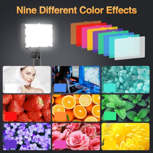 EMART 60 LED Portable Product Photography Light for Tabletop Photo,2-Pack Continuous