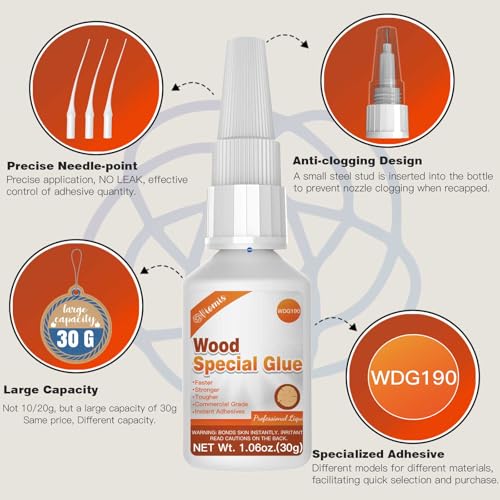 Viomis Strong Wood Glue 30g waterproof adhesive bottle for furniture repair