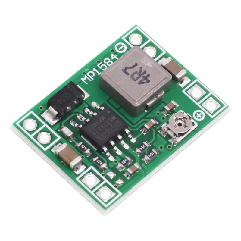 [Australia - AusPower] - DollaTek MP1584EN Ultra Small DC-DC 3A Power Step-Down Adjustable Module Buck Converter 24 V to 12 V 9 V 5 V 3 V for Arduino Pack of 5 