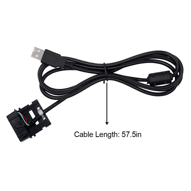 PMKN4010 PMKN4010B USB Programming Cable Compatible for Motorola XPR5550 XPR4550 XPR4350 XPR5350 XPR8300 XPR4300 XPR4500 DR3000 XiR M8268 (Rear Connection)