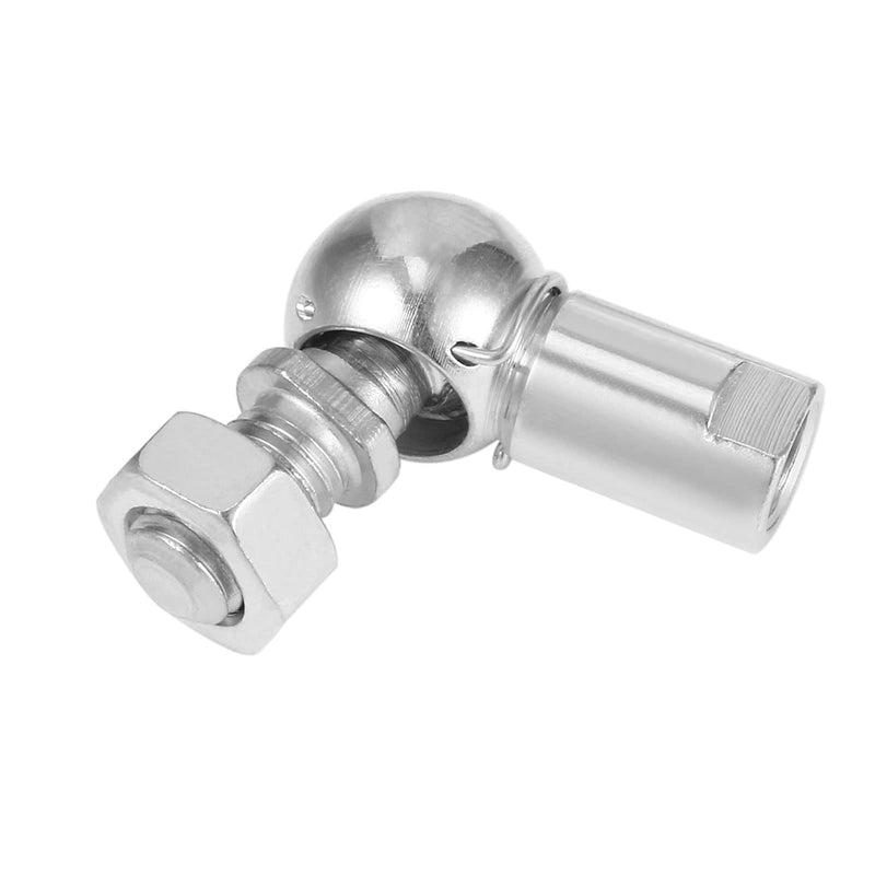 [Australia - AusPower] - uxcell CS10 Rod End Ball Bearing with Stud, 2pcs Right-Hand & 2pcs Left-Hand M8x1.25 Thread, Self-lubricating Carbon Steel Ball Socket, 4pcs 
