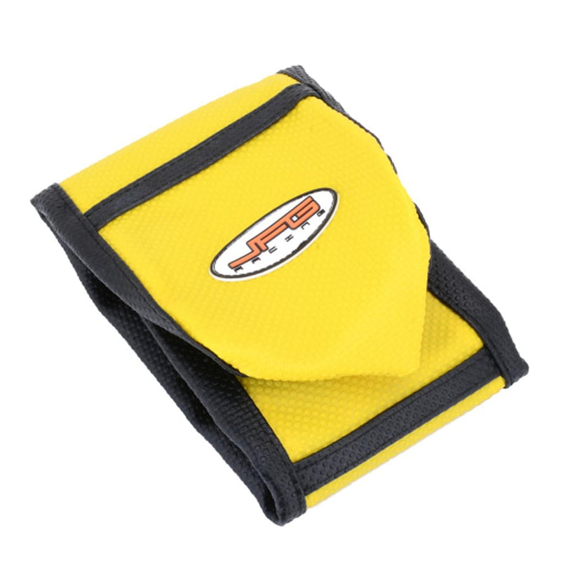 JFG RACING Dirt Bike Seat Cover,Motorcycle Cushion with Non-Slip Rubber Striped for RM85 2002-2017 - Yellow