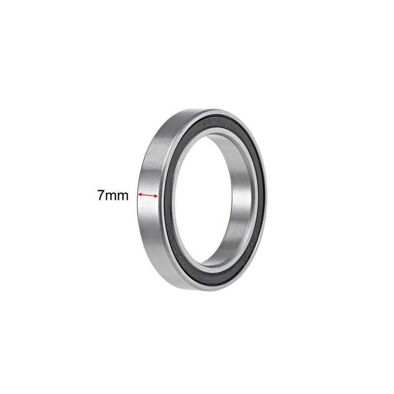 [Australia - AusPower] - uxcell 6806-2RS Deep Groove Ball Bearings 30mm Inner Dia 42mm OD 7mm Bore Double Sealed Chrome Steel Z2 2pcs 30x42x7mm 