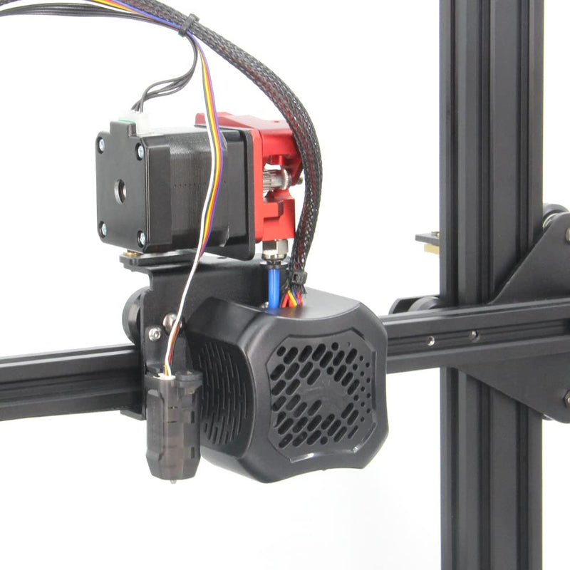 Upgrade Direct Dual Gear Extruder Support Plate Kit with Stepper Motor Easy Print Flexible Filament for Creality Ender 3/CR-10 3D Printer (Direct Plate+Dual Gear Extruder+Stepper Motor) Direct Plate+Dual Gear Extruder+Stepper Motor