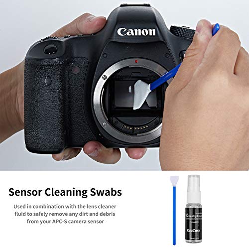Professional DSLR Camera Cleaning Kit with APS-C Cleaning Swabs, Microfiber Cloths, Camera Cleaning Pen, for Camera Lens, Optical Lens and Digital SLR Cameras. pink