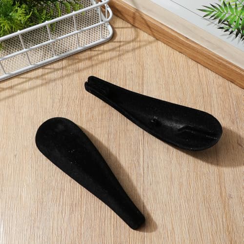 Luxshiny Clothes Hanger Shoulder Pads 10 Pack Foam for Sweaters Coats and Delicate Garments 5.51X1.77X1.18 Inches No Shoulder Bump Hangers for Closet Organization 14.00X4.50X3.00CM