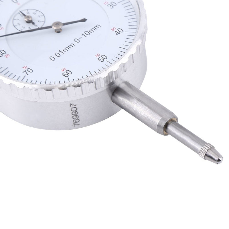 Dial Gauge 0-10mm External Dimensions 0.01mm Accurate Clock