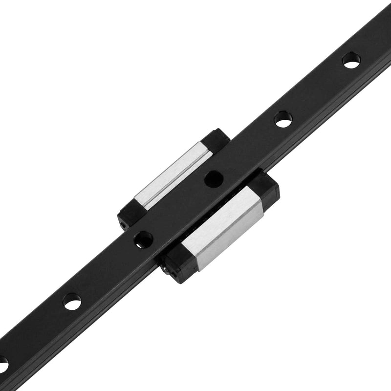 [Australia - AusPower] - 350mm MGN9 Linear Sliding Rail Guide with a MGN9C Carriage Block for 3D Printer and CNC Machine,Black (MGN9C, 350mm) 