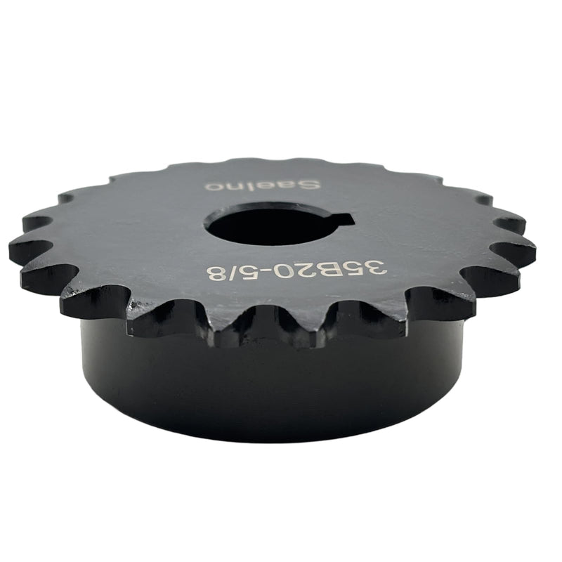 [Australia - AusPower] - #35 Roller Chain Sprocket Type B 5/8 inch Bore 20 Tooth, Hardened Antirust 1045 Steel Drive Sprockets 35B20-5/8 