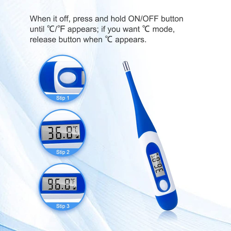 [Australia - AusPower] - Value Bundle with Berrcom Digital Thermometer DT008 and Berrcom No Touch Forehead Thermometer for Adults and Kids JXB315 