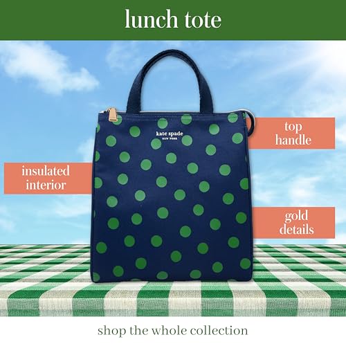 kate spade new york Insulated Lunch Tote, Sonnet Dot One Size