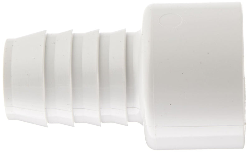 [Australia - AusPower] - Spears 474 Series PVC Pipe Fitting, Adapter, Schedule 40, White, 1"Barbed x 1" Socket 1 Inch 
