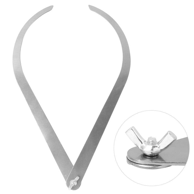 [Australia - AusPower] - Clay Caliper Tool, 10 inch Bent Leg Stainless Steel Caliper Ceramic Measuring Pottery Tool for Carving Shaping Clay Sculpture Modeling 