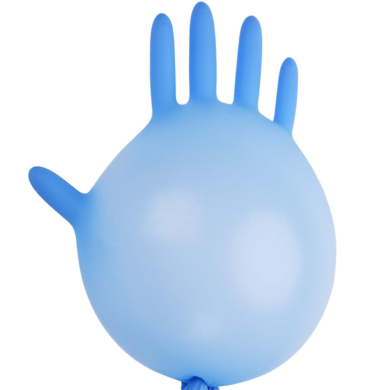 [Australia - AusPower] - Disposable Nitrile Gloves 6 mil Blue Heavy Duty Disposable Gloves, Cooking Mechanic Gloves, Latex Free Powder Free 100 Large (Pack of 100) 