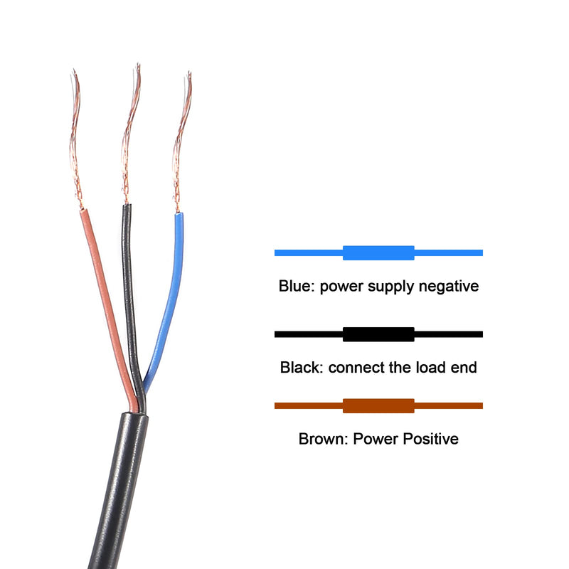 [Australia - AusPower] - 3PCS Proximity Switch DC 6-36V M12 Proximity Detective Approach Sensor LJ12A3-4-Z/BY Inductive Proximity Switch 4mm Detecting Distance,LJ12A3-4-Z/BY(PNP NO) PNP NO 