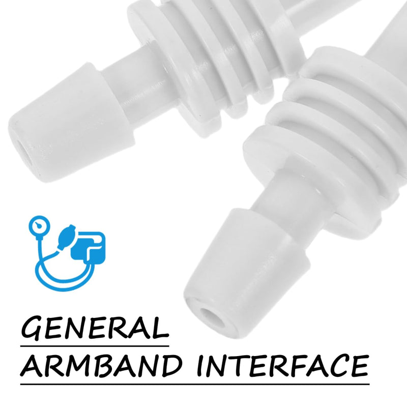 VALICLUD Pack of 2 Accessories for Universal Cuff Adapter, Cuff Connector, Durable Adapter, Cuff Connectors, Cuff Accessories, ABS White