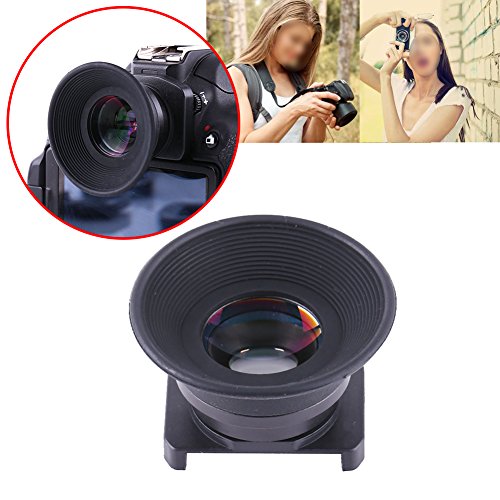 Camera Viewfinder Magnifier, 1.5X Fixed Focus Eyepiece with Eyecup and Cover for DSLR Cameras