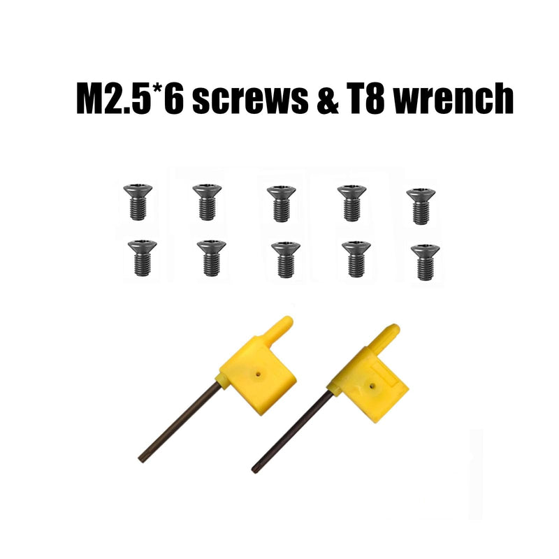 [Australia - AusPower] - 24pcs Rotary Thread Tool Female Thread Tool Holder SNL0010K11 SNR0010K11 Thread Inserts 11ER AG60 11IR AG60 Thread Cutting Inserts for Drill Rod Holder 