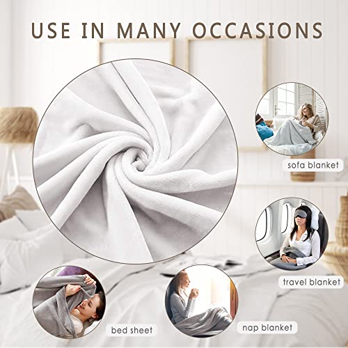 Baseball Texture Design Flannel Throw Blanket, Ultra Soft, Warm & Lightweight, 100% Polyester Fleece Blanket for Couch, Bed, Sofa, Camping and Travel 80x60 inch Large for Men Women 80"x60" Large for Men Women