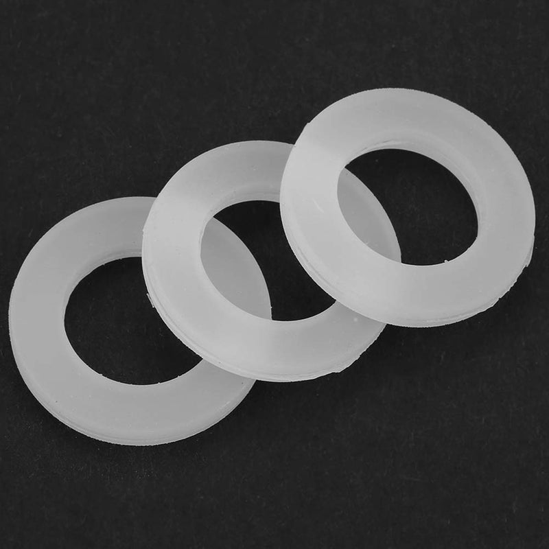 [Australia - AusPower] - 12PCS Silicone Gaskets Flat Washers Rubber O Ring Sealing Washers Assortment Kit for Sealing Faucet Pipe Water Tap Bellows Hoses (3/4") 3/4" 