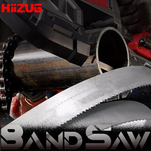 Hiizug 32-7/8-inch bandsaw blades, 18 TPI, 1/2-inch wide, 5-pack for portable band saws