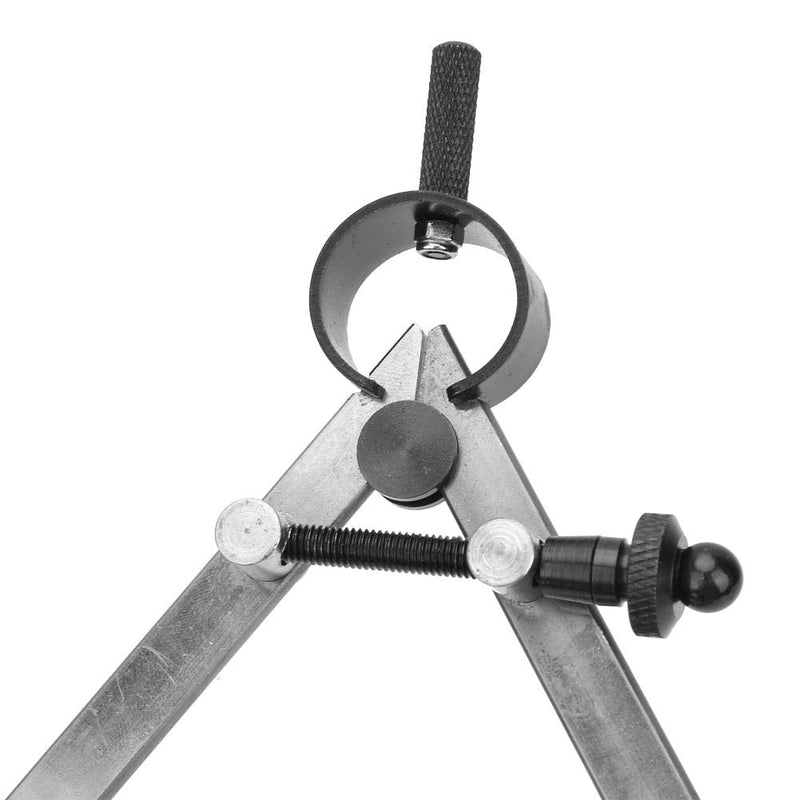 75 mm Spring Compass, Marking Compass, Compass with Locking Wheel | Adjustable spring compass, for drawing arches and circles, bisecting angles and segment halving
