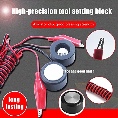 Zerodis CNC Touch Plate, Z-Axis Router Tool Setting Probe Milling CNC Engraving Machine Auto-Check Instrument Setting Probe