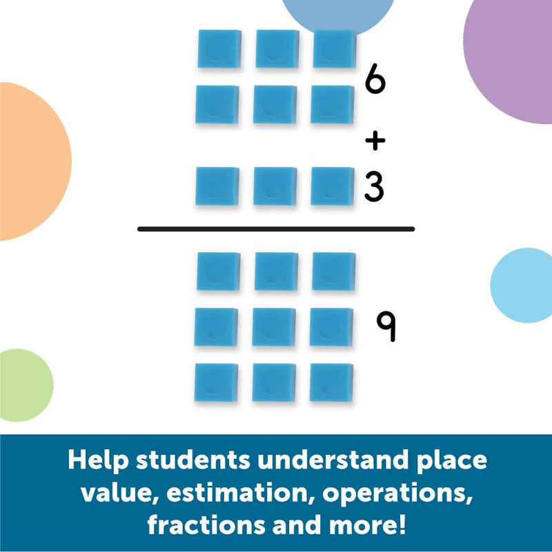 [Australia - AusPower] - Learning Resources Base Ten Blocks Smart Pack, Early Childhood Math Skills, Ages 5+ Set Base Ten Smart Pack 
