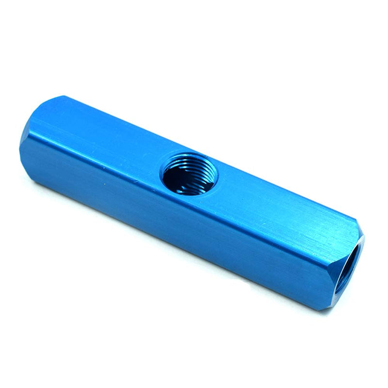 [Australia - AusPower] - 1/2" 3 Ways 6 Ports Air Hose Inline Manifold Block Splitter, Pneumatic Air Compressor Manifold Fitting - Pack of 1 1/2" BSPT, 1Pcs 