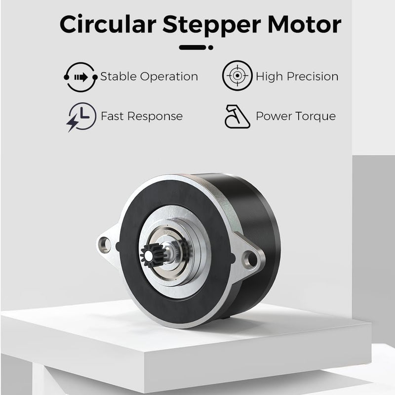 [Australia - AusPower] - Creality K1/K1 Max/K1C Extruder Motor, Original K1 Max Circular Stepper Motor 3D Printer Extruder Stepper Motor 0.8A 12 Tooth Gear, 3D Printer Stepping Motor for K1 SE/Ender 3 V3/Ender 3 V3 Plus 