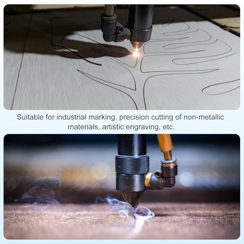 sourcing map 20mm Si Reflective Lens Gold Plated Laser Mirror CO2 Laser Lens Mirrors for 60-300W CO2 Laser Engraving Cutting Machine Engraver Cutter