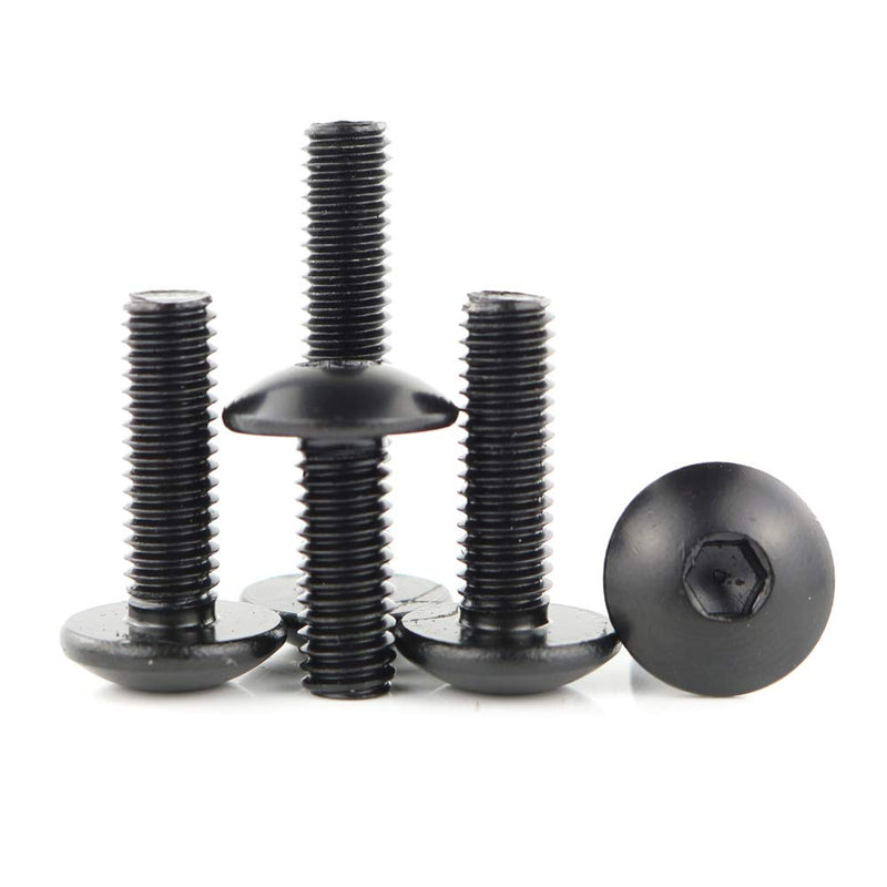 [Australia - AusPower] - Xitomer Full Sets Fairing Bolts Kits, Fit for 2000 2001 2002 2003 2004 2005 2006 VTR1000 RVT1000 RC51, Mounting Kits Washers/Nuts/Fastenings/Clips/Grommets (Matte Black) 