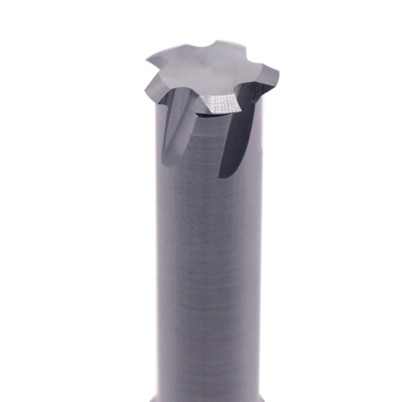 [Australia - AusPower] - 5/8" 11-32 TPI Single Pitch Solid Carbide Thread end Mill - AlTiN Coated, 5 Flute- .490" Cutting Diameter, Necked to Thread 1.375 Deep, 1/2" Shank Diameter, 3-1/2" Overall Length 