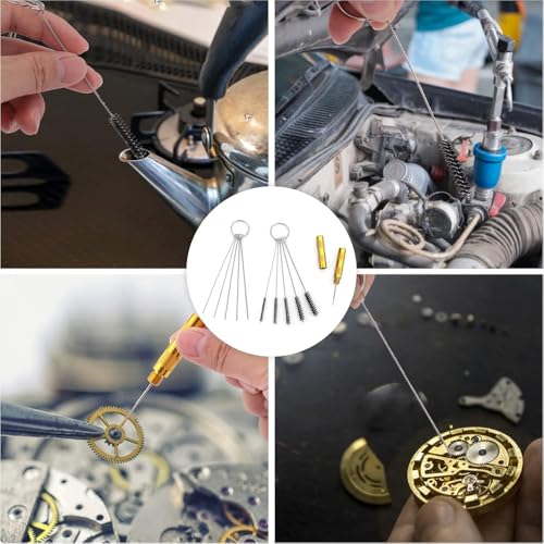 Cleaning Jar Filter Glass Jar Glass Cleaning Jar With Stand Cleaning Kit Cleaning Jar With Stand, Needle And Brush Accessories, Professional Cleaning Kit Tools