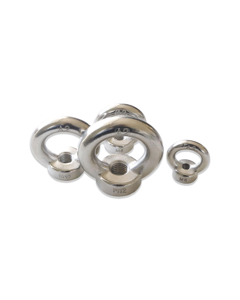 [Australia - AusPower] - M12 Eye Nuts - IMScrews 304 Stainless Steel Eye Nuts - Resilient Hardware for Home Repairs and Professional Projects Pack of 1 M12 