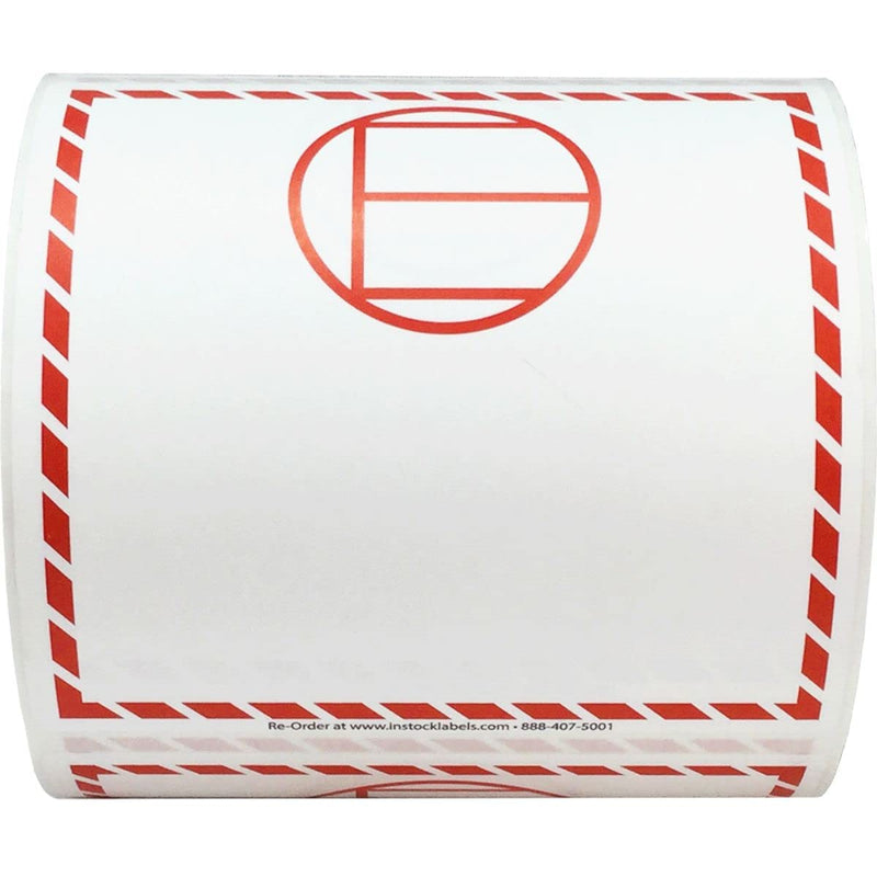 Dangerous Goods in Excepted Quantities (Thermal Paper 1" CORE) (Gap of .20 Between Labels)