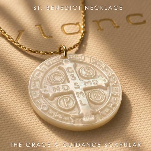 St Benedict Medals - Medalla de San Benito de Abad - San Benito Medalla - Saint Benedict Medal - St Benedict Medal - St Benedict Necklace - Saint Benedict Necklace - St Benedict Blessing With Gift Box